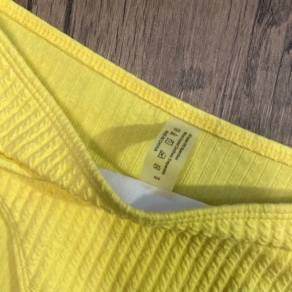 Bright Yellow 2-Piece Swimsuit - Picture 3 of 5